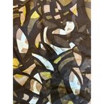 Cato Aztec Geo Linen Blend Maxi Midi Skirt Size 14/16W Lined Brown Blends Photo 5