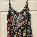 Brandy Melville  Black Floral Sleeveless Spaghetti  Dress Photo 3