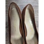 Salvatore Ferragamo  Boutique Brown Kid Suede Wedges 7.5 2A Made In Italy Shoes Photo 7
