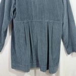 J.Jill Blue Corduroy Boyfriend Chore Jacket Shacket Coatigan Size L Pockets Photo 8