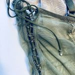 Victoria's Secret Victoria’s Secret Bodysuit One‎ Piece Lingerie Green Unlined Sheer 34C Photo 7