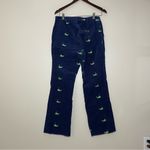 Lilly Pulitzer Vintage  Corduroy Whale Embroidered Pants Photo 9