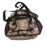 MAY TREE Clear Tote Shoulder Stadium Bag with Black Trim 11X4X15 Photo 1