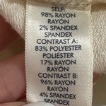 BKE  Buckle Ivory and Beige T Shirt Blouse - Size Small Photo 4