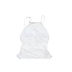 ANDIE NWT  The Asbury Ribbed One Piece Swimsuit UPF 50+ Removable Cups L White Photo 2
