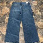 ZARA  Medium Blue Wide Leg Jeans Photo 3