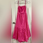AQUA  Vibrant Pink High Low Dress Photo 3