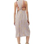 Urban Outfitters NWOT  Willow‎ Midi Dress Purple Cream Plaid Floral Halter Medium Photo 1