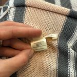 Lovestitch Loose Knot Striped Open Duster Cardigan Fringe Handkerchief Hem Sz M Photo 2