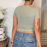  Women's Green Khaki skims top Photo 1