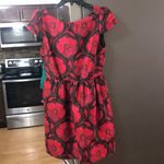 Alice + Olivia nelly puffed dress in red Size:4 Back Open Photo 3