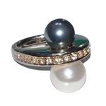 Park Lane New Raquel As Different as Night & Day Women’s Designer Ring size 7 Photo 2