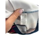 Trina Turk Trina Turk Navy Floral Work Wear Cocktail Belle Sleeve V Neck Dress 8 Photo 8