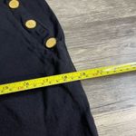 Liz Claiborne  Black Shorts with Gold Button Accents. NWOT Photo 1