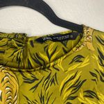 ZARA  tiger print satin blouse size xs Photo 2