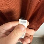 Aerie Women’s Satin Flowy Slip Midi Dress in Rust Size XS Photo 12