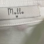 Mulla White shirt dress hidden buttons size medium Photo 6