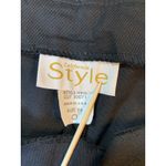 California Style Pants Womens Medium Black Boho Embellished Beaded‎ Ribbon Artsy Photo 2