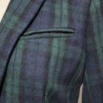 Lucky Brand tartan plaid wool blend blazer size medium Photo 2