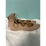 Nine West Womens Signmeup Lace-Up Ballet Flats Leather Shoes Size 8M S-351 Photo 1