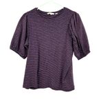 Boden Size US 14 Short Sleeve Blouse Top Shirt Puff Sleeve Striped Blue Photo 0