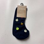 J.Crew Women's Fall Theme Apple No Show Socks One Size NWT Photo 6