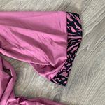 Bebe NWT  Animal Print Zebra Pink Pajama Set with Matching Belted Robe Photo 6