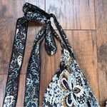 Free People • Let's Smock About It Maxi Slip dress black floral print tiered Photo 8