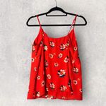 Socialite Floral Cami Top Sleeveless Casual Blouse Red Summer Size S Photo 1