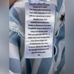 Good American  Baby Blue white stipe jeans size 24 Photo 9