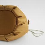 ZARA Bloggers Fav Gold Satin Effect Mini Bucket Bag Photo 5
