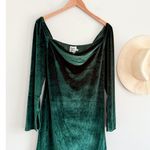 Princess Polly  | NWT Star Power Velvet Mini Dress Green | Sz 4 Photo 2