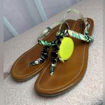 Arizona Jeans Arizona Jean Co. Strappy Thong Bejeweled Flip Flops Women’s Sandals Size 7.5 Photo 6