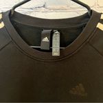 Adidas  Women’s Long Sleeve Black Crew Neck Sweatshirt‎ Size XS Photo 2