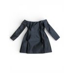 Hutch  Long Sleeve Off-The-Shoulder Mini Dress Black Size 10 New Photo 5