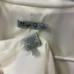 Eliza J  3 Quarter Ruched Sleeve One Button Faux Pocket Blazer Jacket Womens M Photo 12