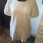 Umgee shirt sleeve cream sweatshirt feminine dress Photo 0
