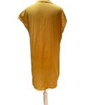 SheIn Mustard Yellow Short Sleeve V-Neck Mini Dress Size 4 Photo 3