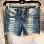 Arizona Jeans Acid wash Denim Jean Shorts Womens 0 Arizona Jean Co Cutoffs Photo 3
