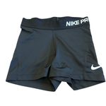 Nike Pro Two Piece Sports Bra High Waisted Compression Shorts Set Workout Small Photo 3