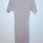 Hatch The Penelope Knit Maternity Dress in Taupe Size 2 Tan Photo 3