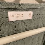 LC Lauren Conrad  Light Green Open-Front Cardigan Photo 1