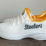 FOCO Pittsburg Steelers Women' Shoe Size 9 #B1420 White Photo 4