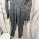 Shane Justin Women’s Large Gray Black Finger Jumpsuit One Piece Photo 4