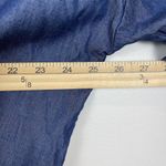 ASTR the Label Women Open Front Chambray Cardigan Jacket Large Blue Lagenlook Photo 9