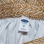 Old Navy Camel ZigZag Patterned Pleated Mini Skirt Size XS Photo 6