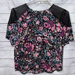 Attention Floral Blouse XL NWT Photo 0