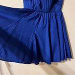 DO+BE Royal Blue Strapless Full Dress Photo 1