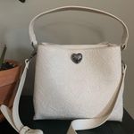 Betsey Johnson *smaller* skull embossed crossbody or satchel purse halloween Photo 0