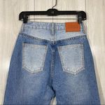 Princess Polly NEW  Springfield Mom Mid Wash Two Tone Denim Jeans size 0 NWT Photo 10